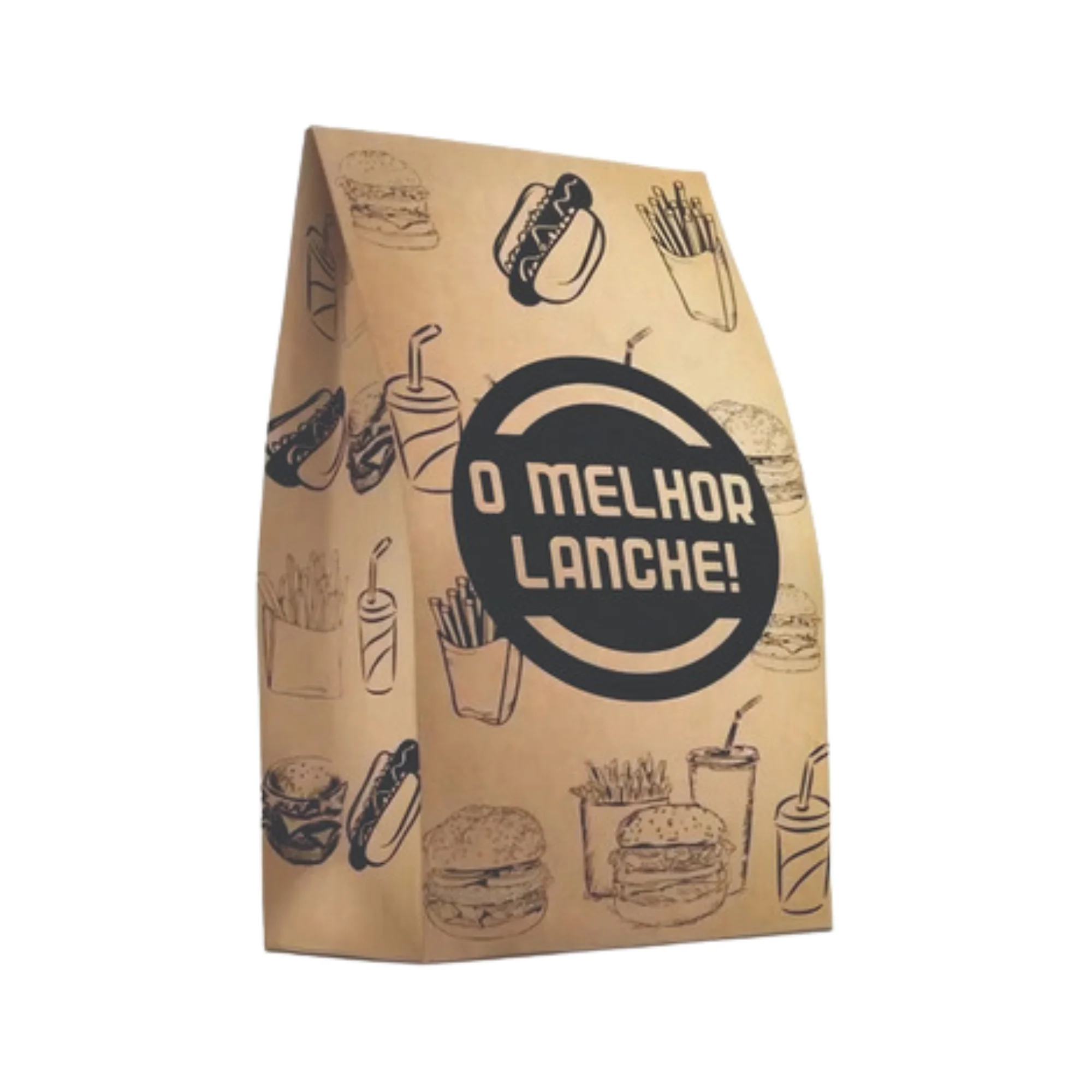 Saco Kraft para Delivery