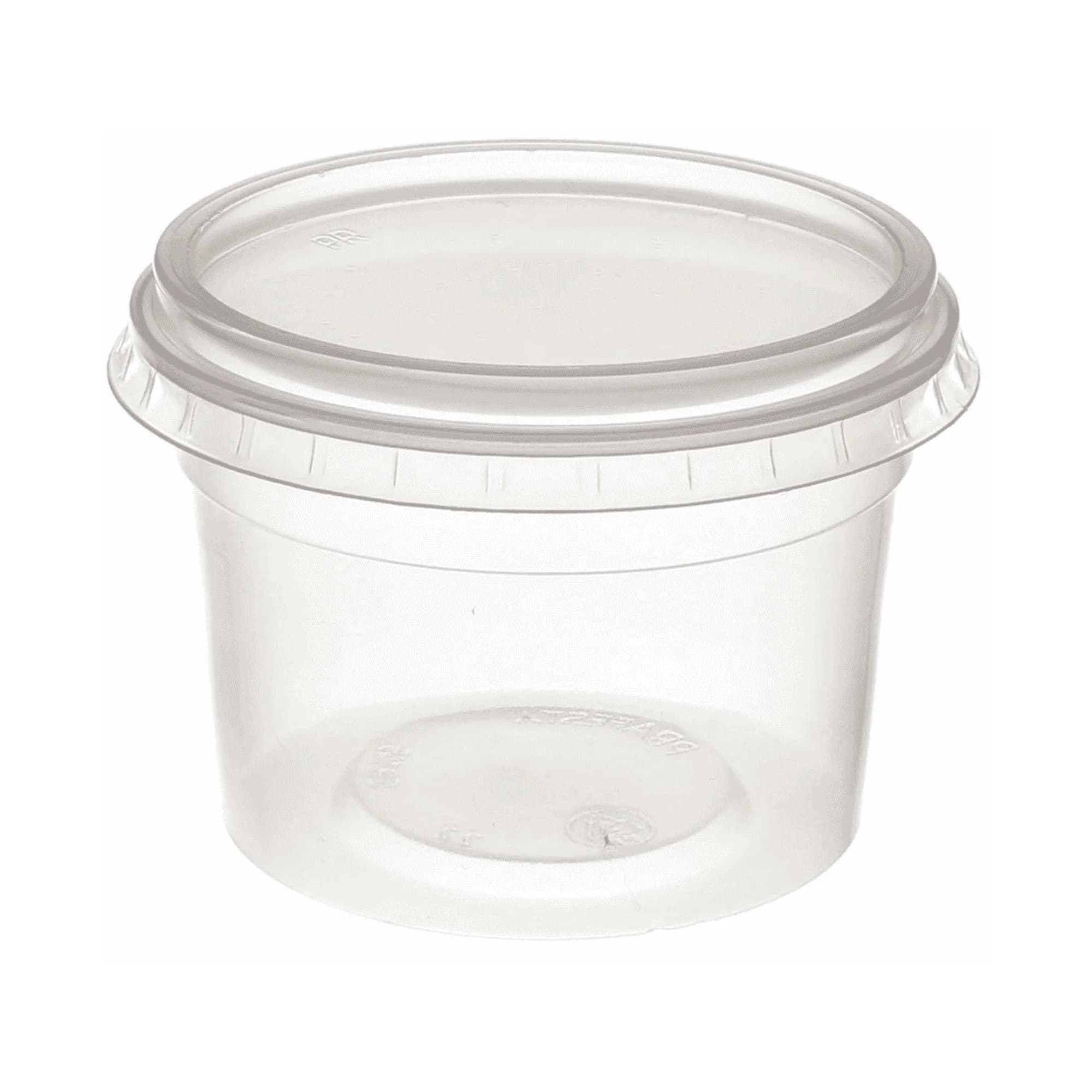 Pote Plástico Redondo com Tampa